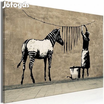 Kép - Banksy: Zebra mosása a betonon