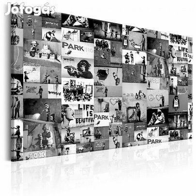 Kép - Fekete-fehér művészi kollázs