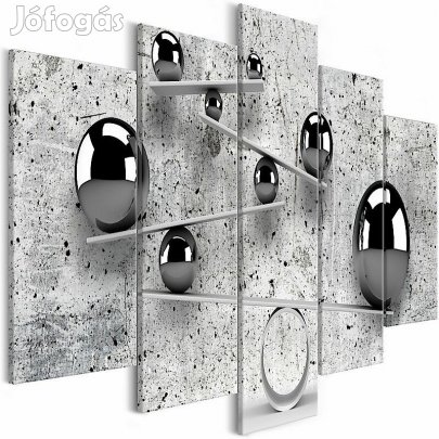 Kép - Fémgolyók betonon 1
