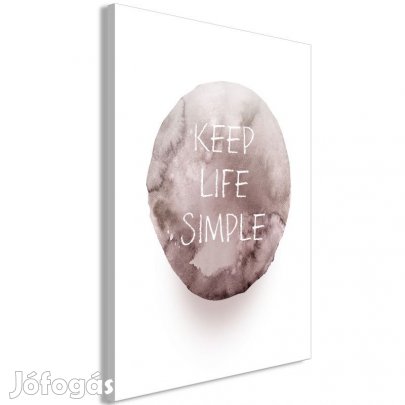 Kép - Keep Life Simple- felirattal