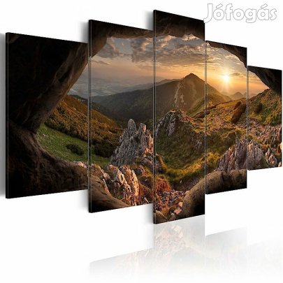 Kép - Naplemente a hegyek mögött