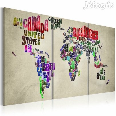 Kép - Országnevek térkép