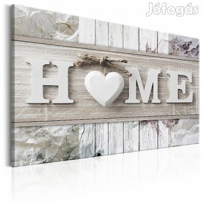 Kép - Otthon fehér szívecskével tavaszi színekben