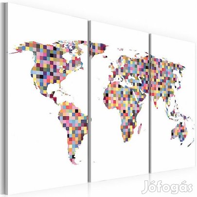 Kép - Pixel világtérkép 2