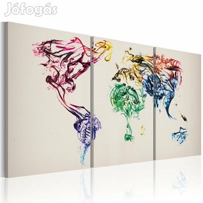 Kép - Színes füst térkép