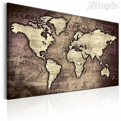 Kép - Tojáshéj színű térkép