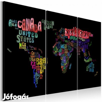 Kép - Világtérkép országok neveivel