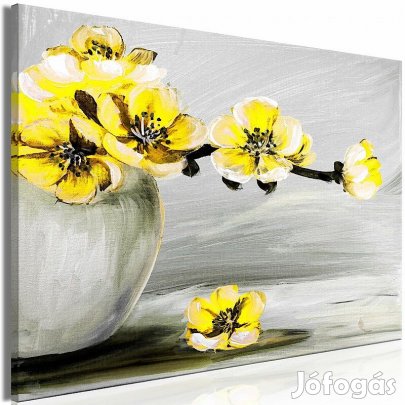 Kép - Virágcsokor vázában (sárga)
