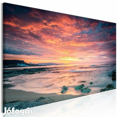 Kép - Vörös tengerpart Krétán (keskeny 1 darabban)