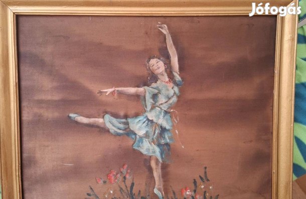 Kép festett, eredeti keretben
