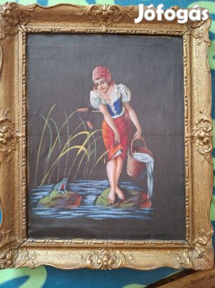 Kép festett eredeti keretben