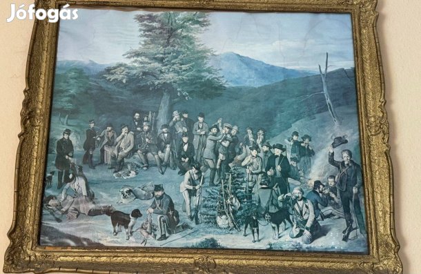 Kép kerettel - Vadászat