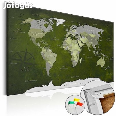 Kép parafán - Malachite World [Cork Map]