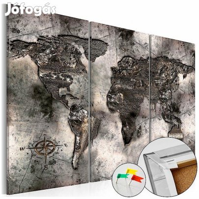 Kép parafán - Opalescent Map [Cork Map]