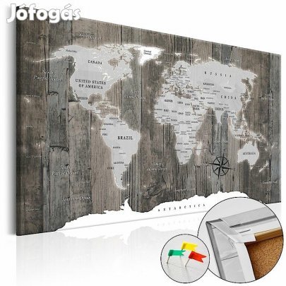 Kép parafán - World of Wood [Cork Map]