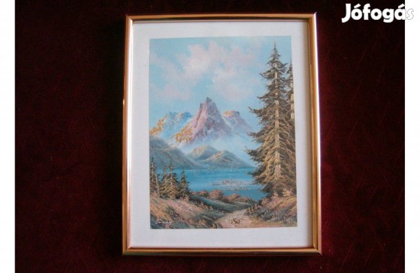 Kép üvegezett keretben 25,5 x 20,5 cm