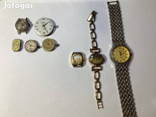 Képeken látható órák egyben eladók svájci orosz japán