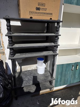 Képen látható  Tv Hifi állvány polcos eladó 