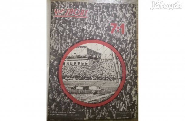 Képes Sport Újságok Gyűjteménye 1954-1955-1956-1960 7 teljes kötet!