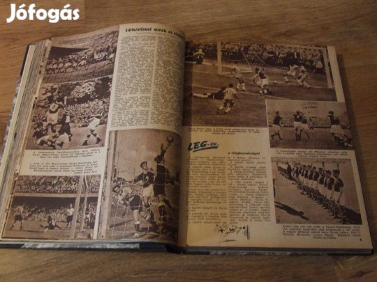 Képes Sport újságok 1955-1980-ig (keménytáblás kötésben; ritkaságok)