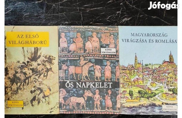 Képes Történelem sorozatból 17 db