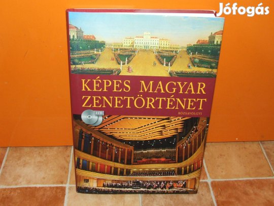 Képes magyar zenetörténet könyv + 2 CD Új