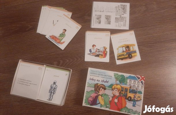 Képes szókártyák angol tanuláshoz