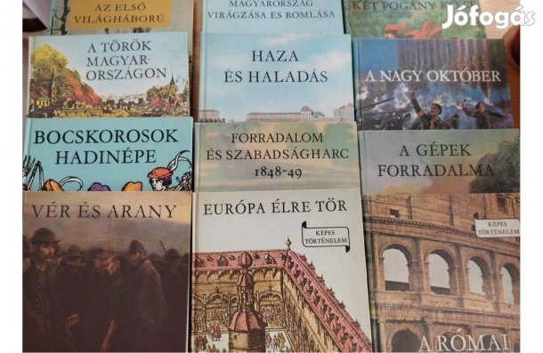 Képes történelem sorozat 20 kötete