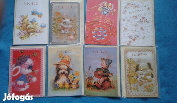 Képeslap meghívós, mintás kép új