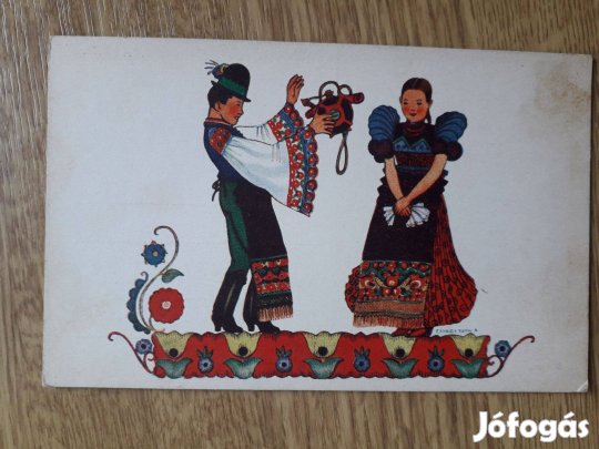 Képeslapok, népi levelezőlapok