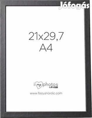 Képkeret A4 fa és üveg 21x29,7 új bontatlan
