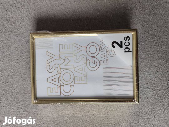 Képkeret aranyszínű, 10x15 cm