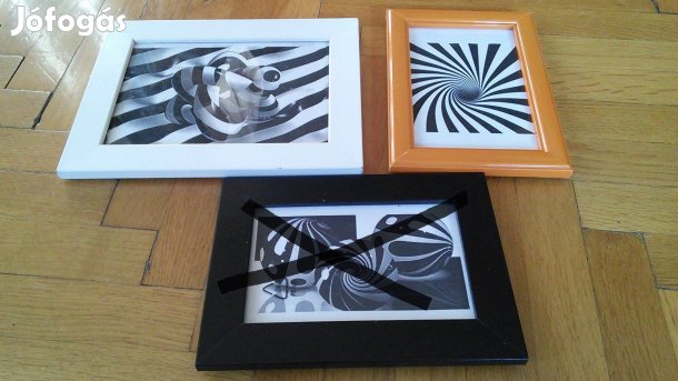 Képkeret kép keret fotó fénykép narancssárga fehér