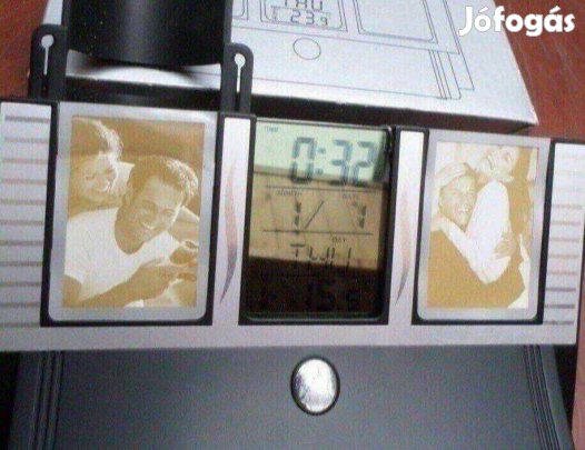 Képkeret óra hőmérő Új 3 az 1-ben