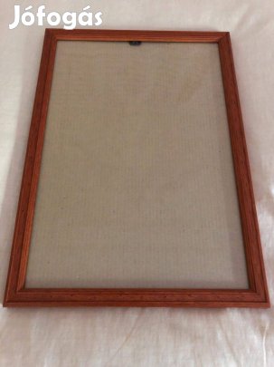 Képkeret üveg előlappal