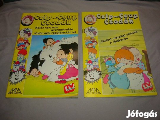 Képregény - Csip-Csup Csodák 2 db