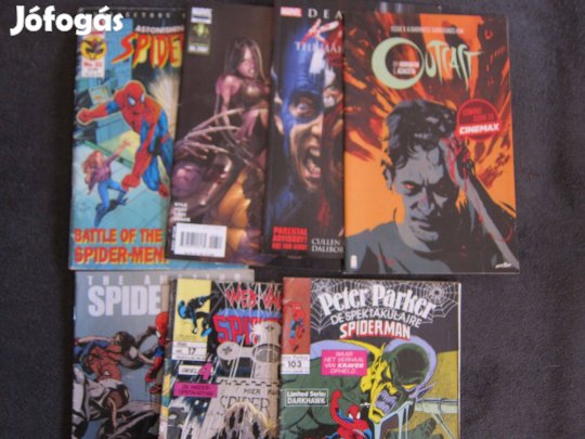 Képregény - Szuperhős Külföldi vegyes 7db