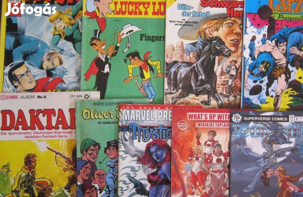 Képregény - Vegyes Külföldi 9 db