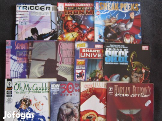 Képregény vegyes külföldi 11db