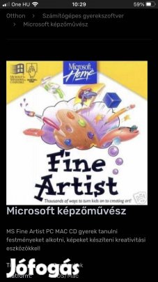 Képzômuvészeti szoftver gyerekeknek