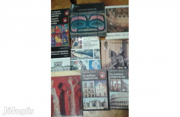 Képzőművészeti kötetek remek állapotban eladók