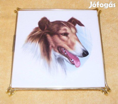 Kerámia betétes kutyás edényalátét