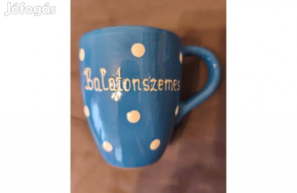 Kerámia bögre Balatonszemes