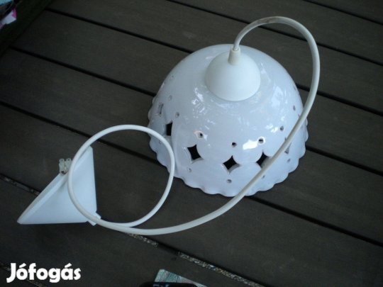 Kerámia búrás menyezeti lámpa függeszték