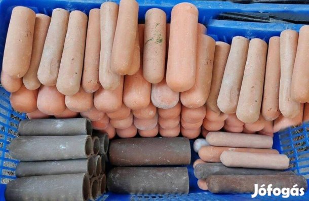 Kerámia csövek, búvóhely/ikráztató, barlangok, dekoráció Akváriumba