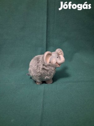 Kerámia elefánt figura, dísztárgy