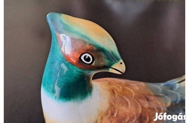 Kerámia fácán figura