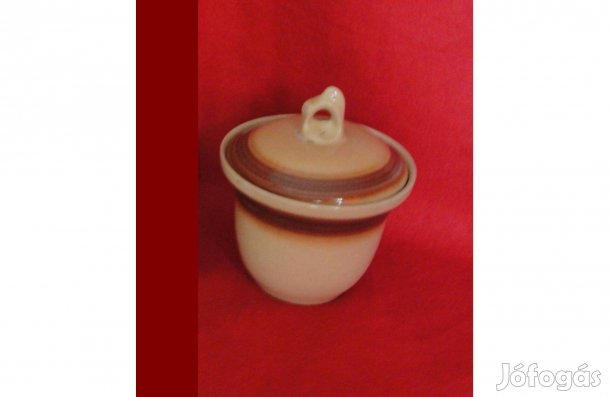 Kerámia fedeles cukortartó hibátlan