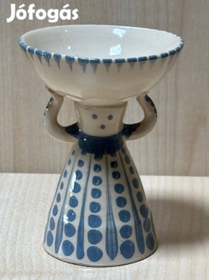 Kerámia figura, figurális dísztárgy, nipp