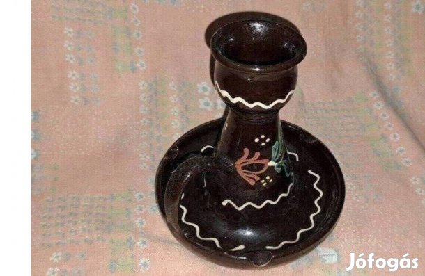 Kerámia gyertyatartó
